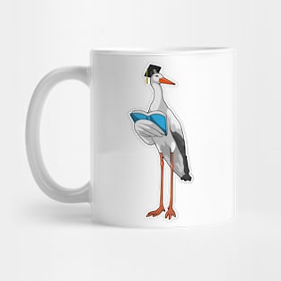 Stork as Teacher with Book Mug